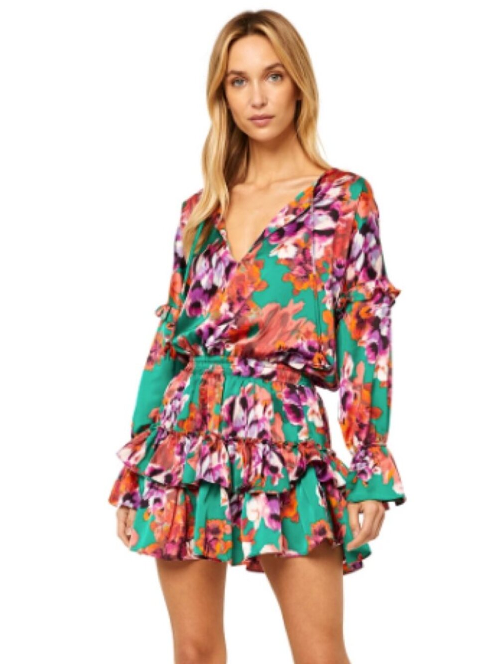 Misa Los Angeles Amalya Mini Dress in Ilyana Floral Print
